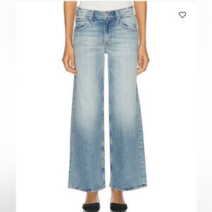 ✨ Mother Superior Jeans The Down Low Spinner Hover Light Blue Wide-Leg 27